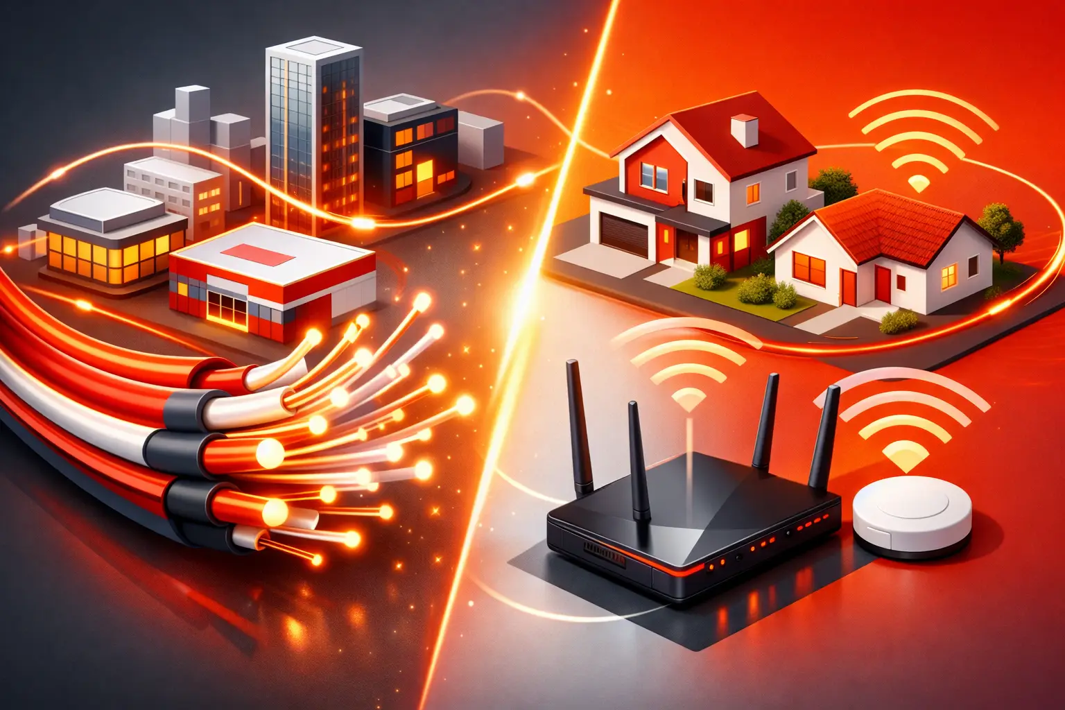 Fibra ou wireless residencial: qual vale mais?