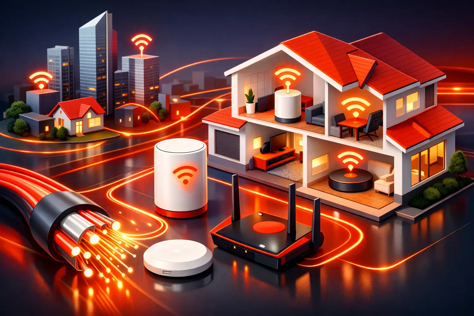 WiFi para casa grande sem ponto fraco