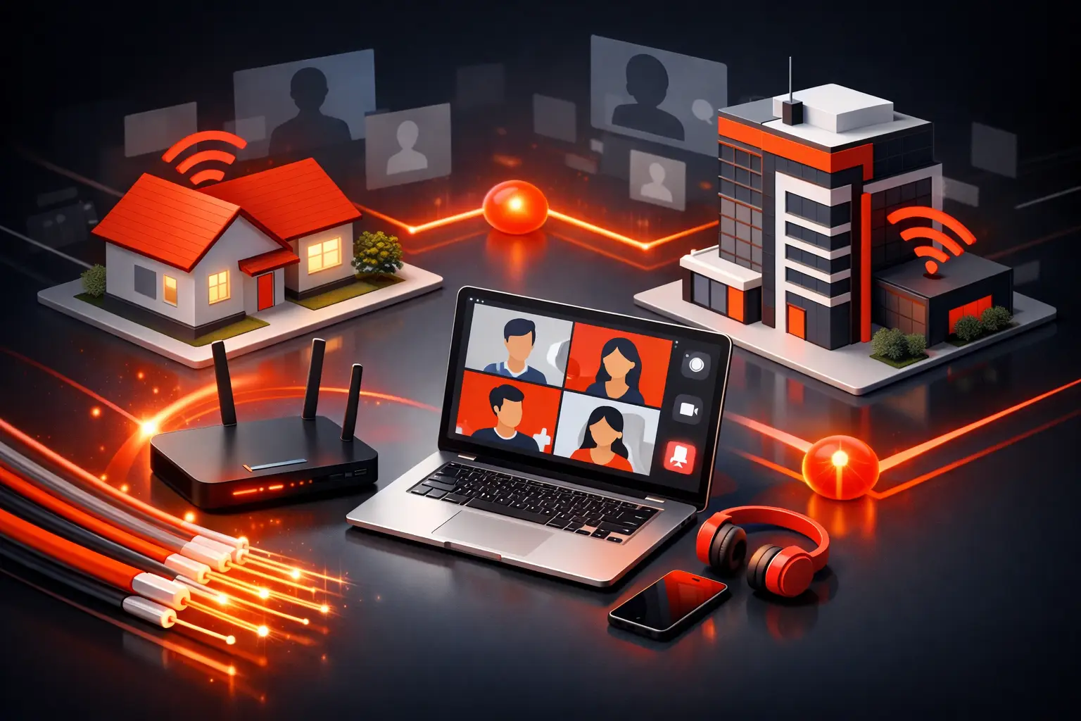 Quantos megas para reuniões online?