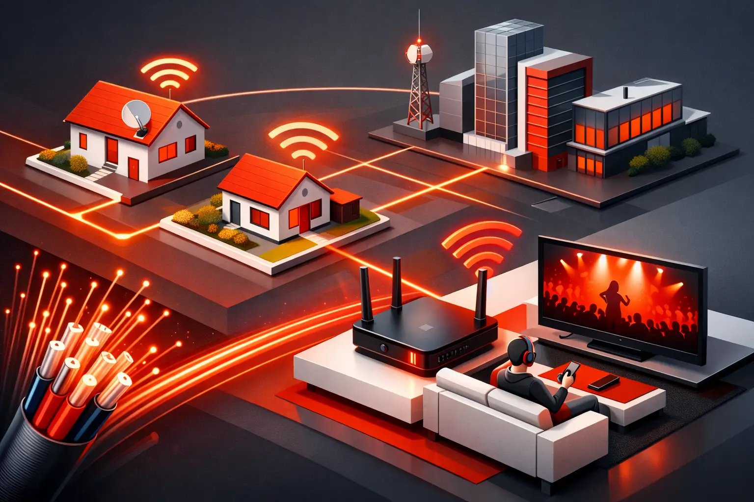 Melhor internet para streaming ao vivo em casa