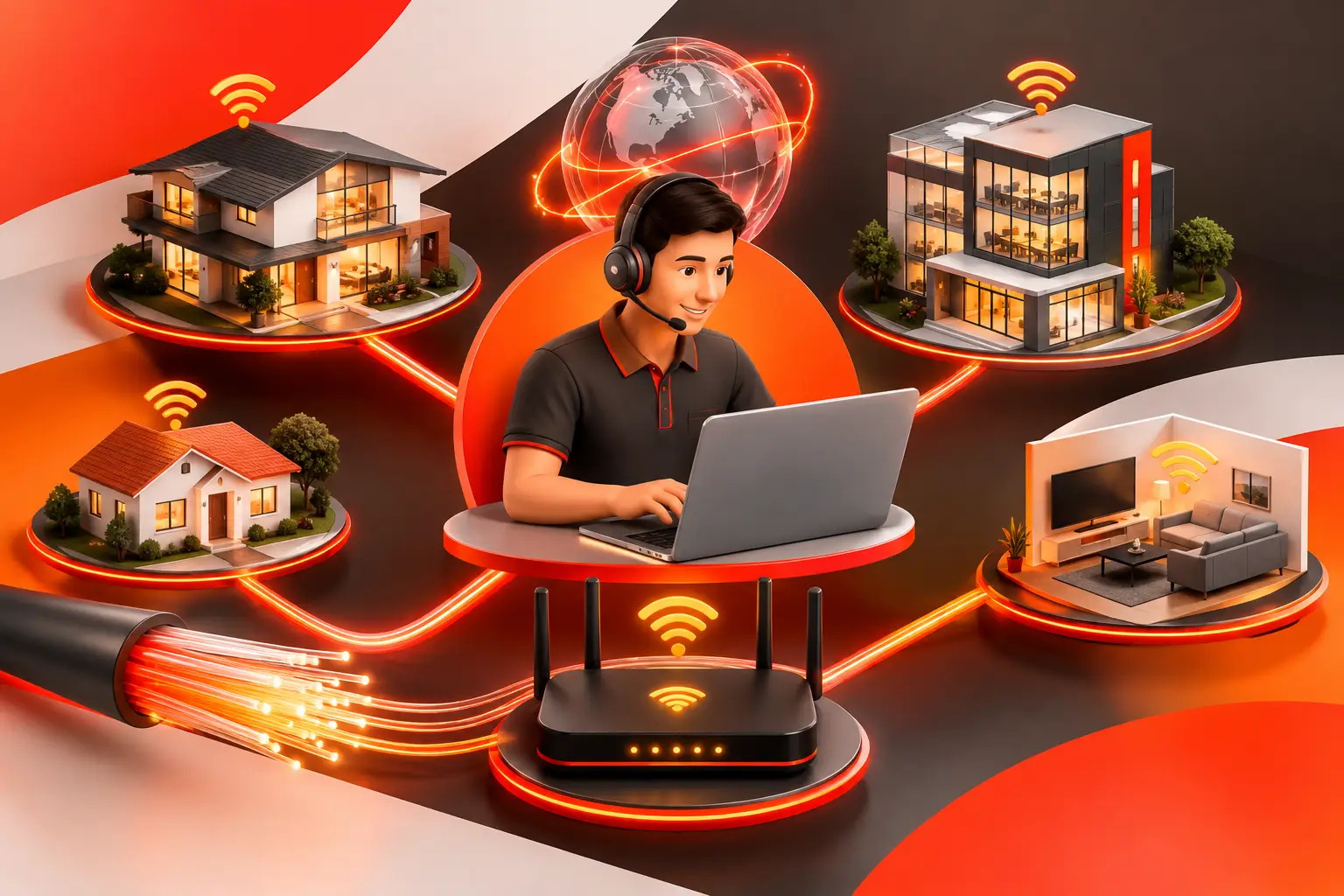 Como funciona suporte técnico de internet?