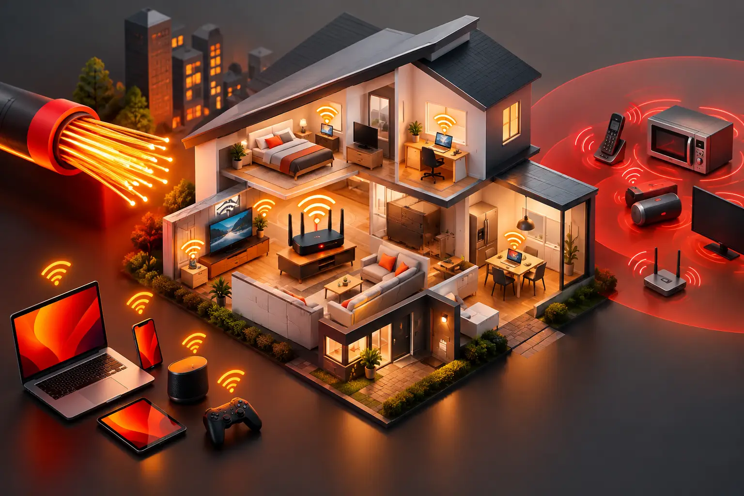 Como evitar interferência no Wi-Fi em casa