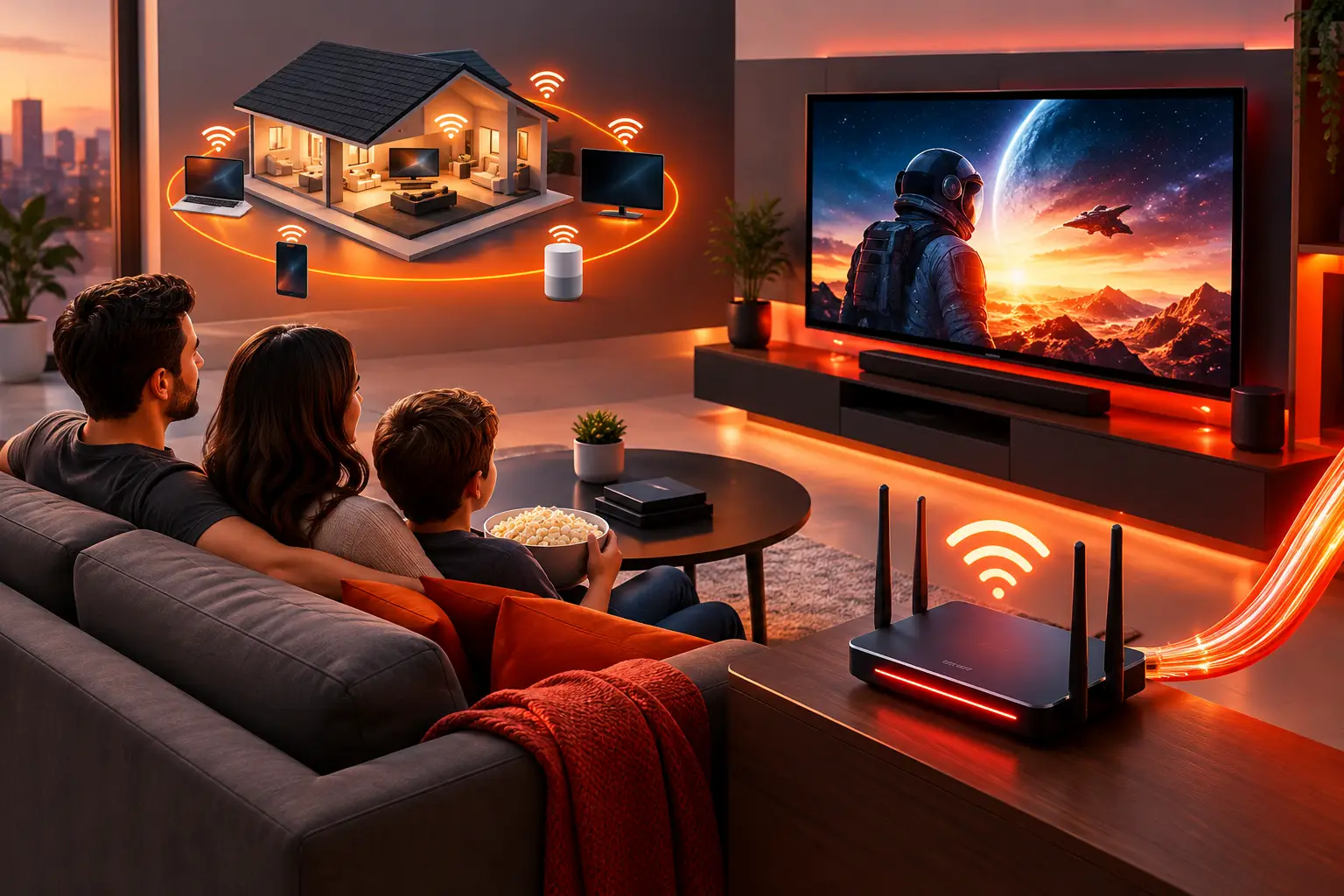 Qual velocidade para filmes é ideal em casa?