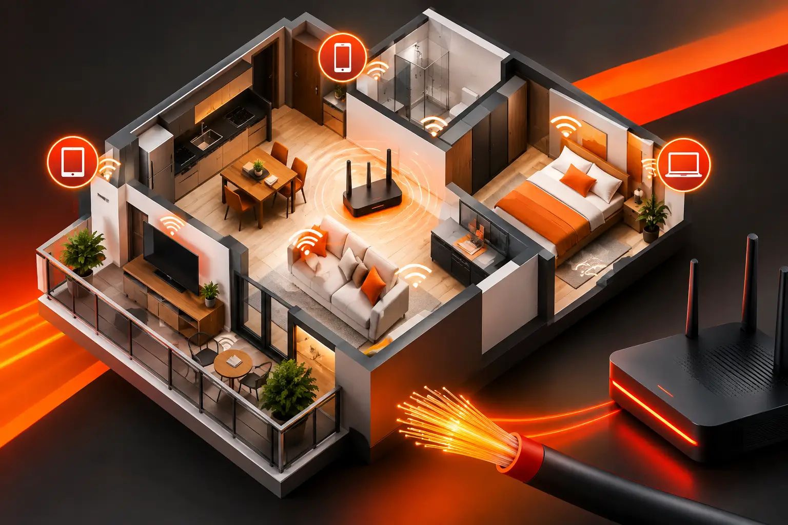 Wi-Fi para apartamento pequeno sem complicação